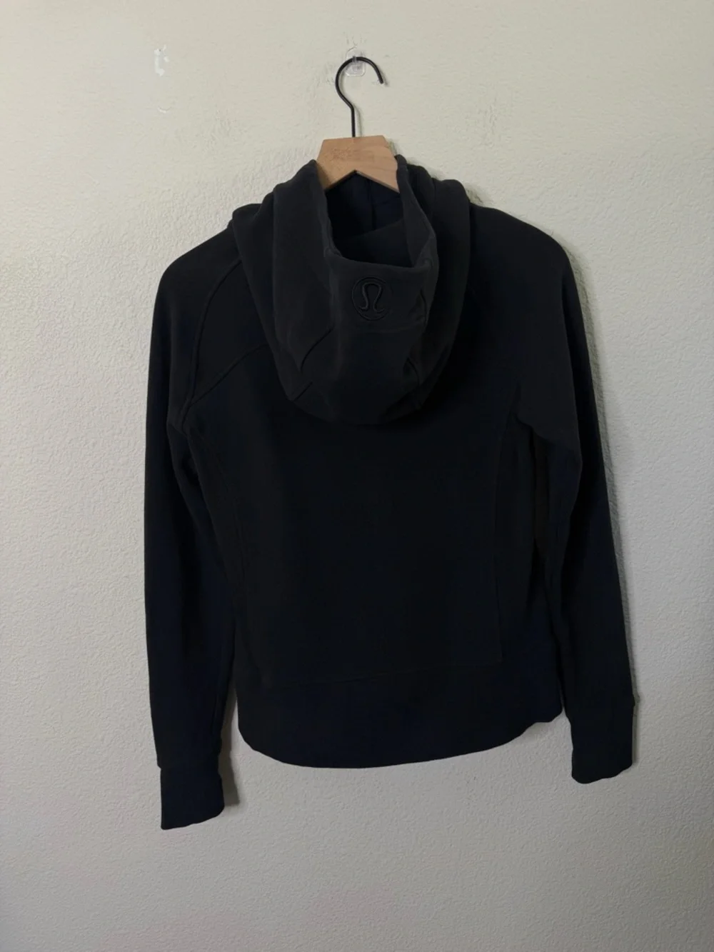 Lululemon Scuba Hoodie *Light Cotton Fleece Black Womens Size 8